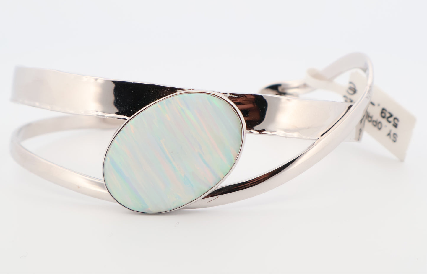 Synthetischer Opal Armreif