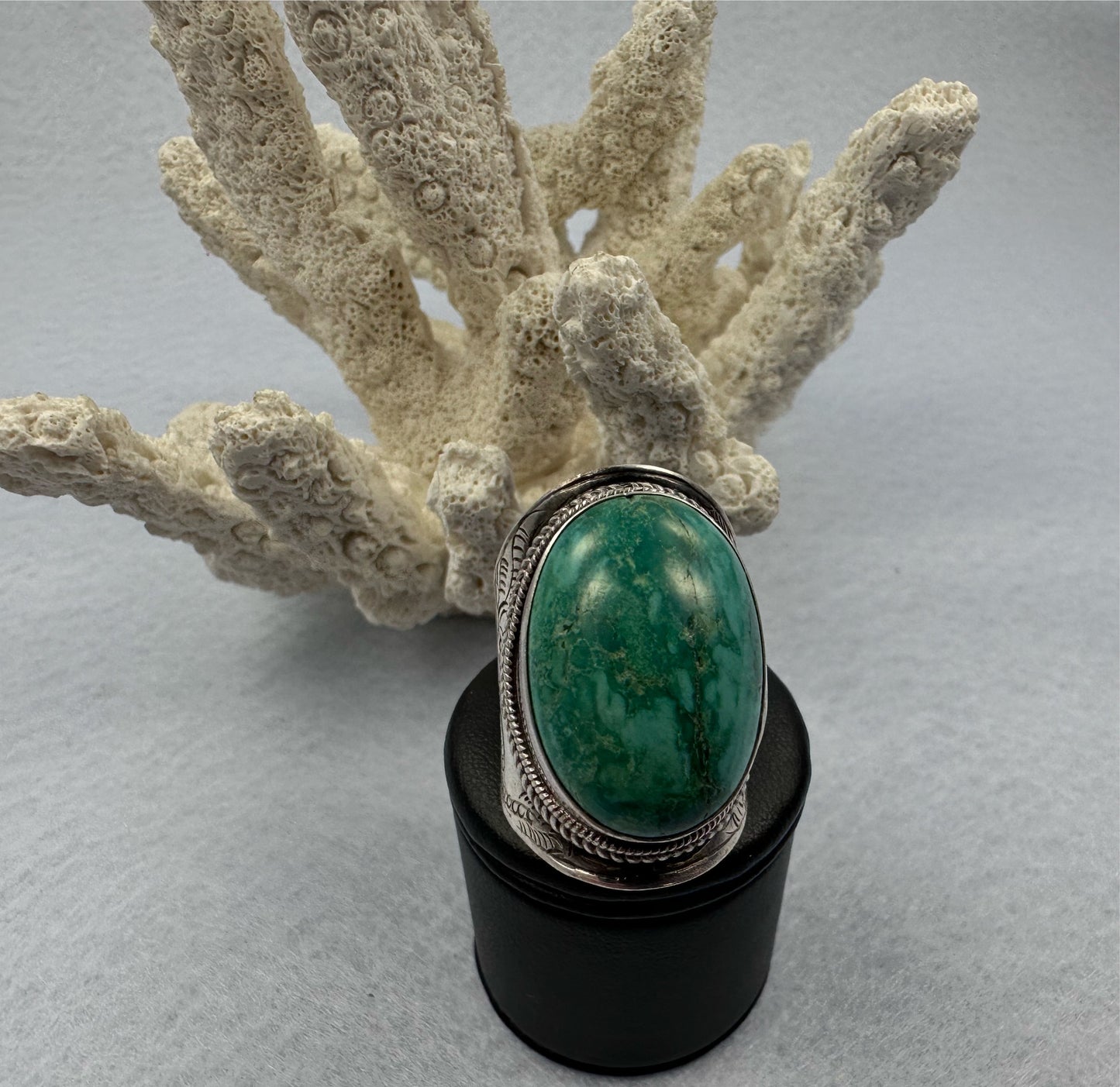 Malachit Silber Ring