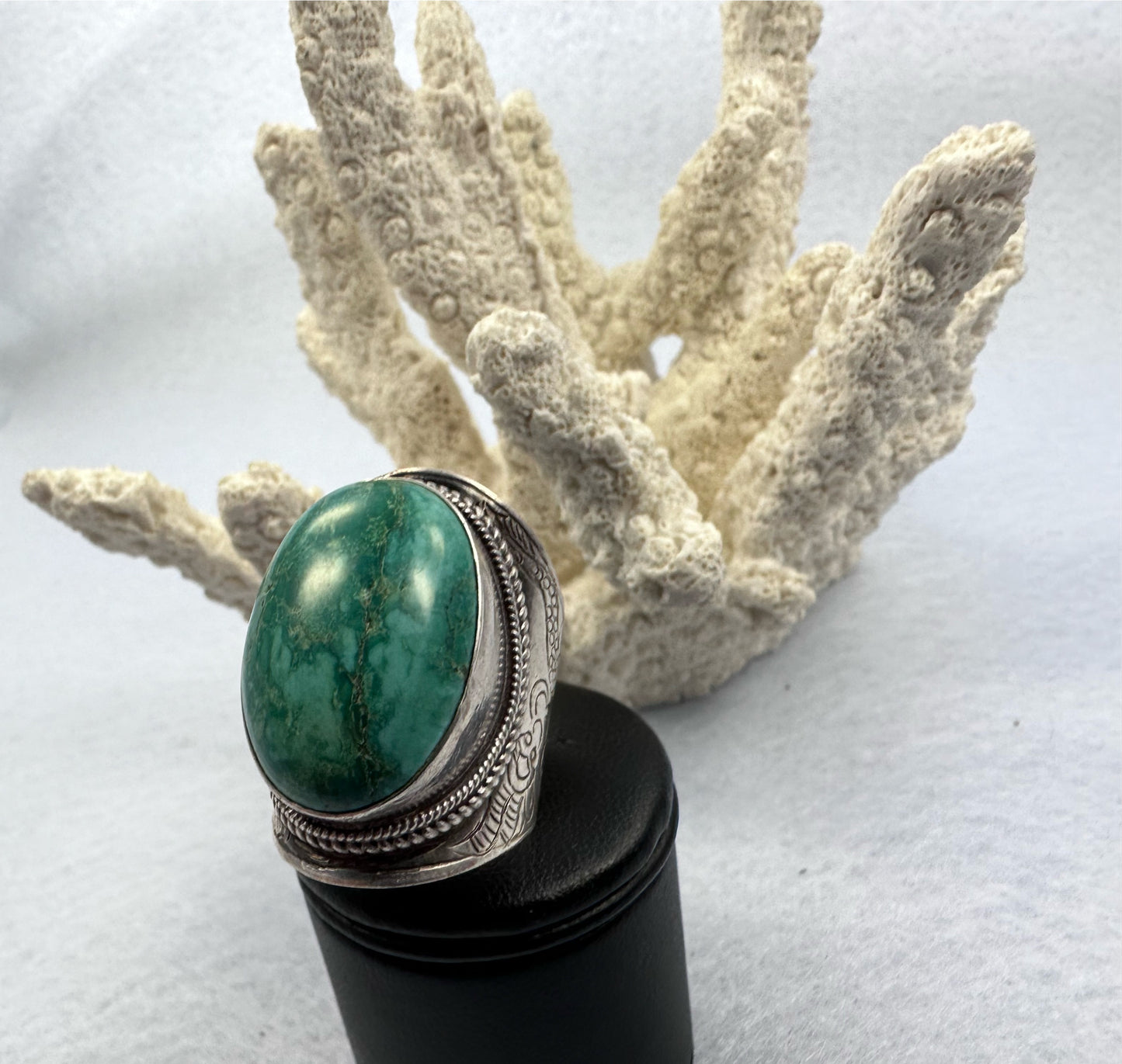 Malachit Silber Ring